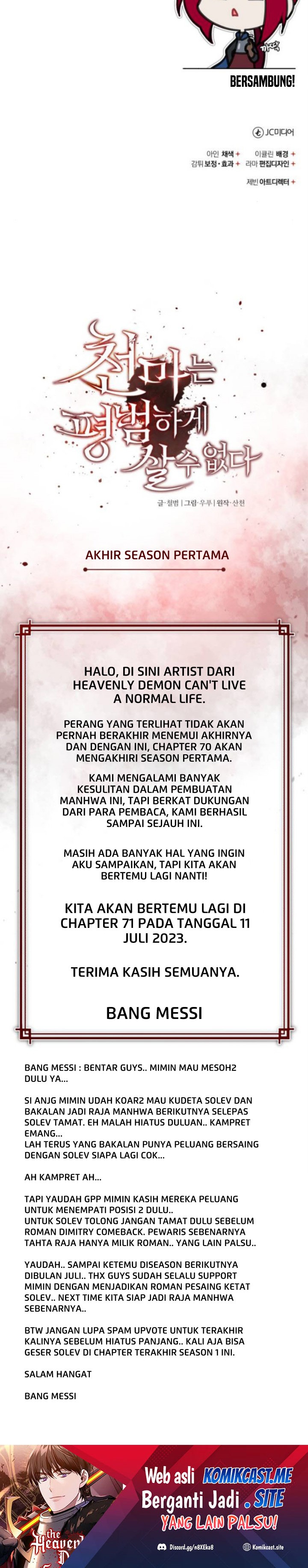 Read The Heavenly Demon Can’t Live a Normal Life ID Manga Online