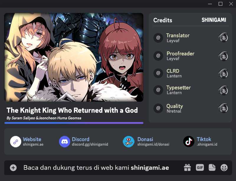 Read The Knight King Who Returned with a God ID Manga Online