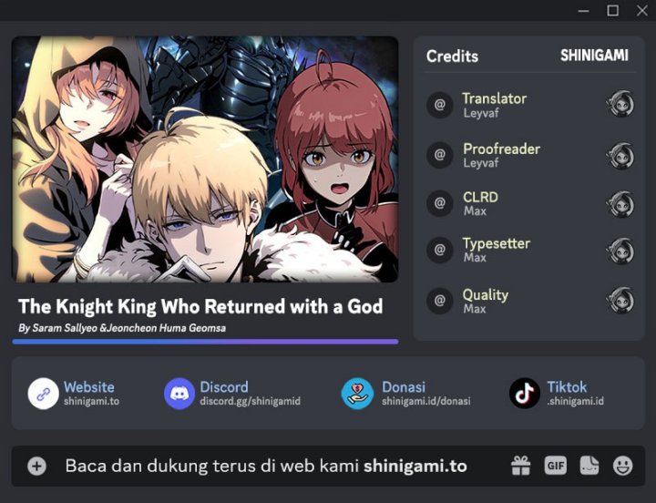 Read The Knight King Who Returned with a God ID Manga Online