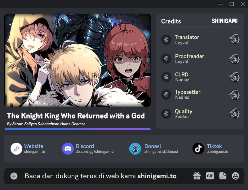 Read The Knight King Who Returned with a God ID Manga Online