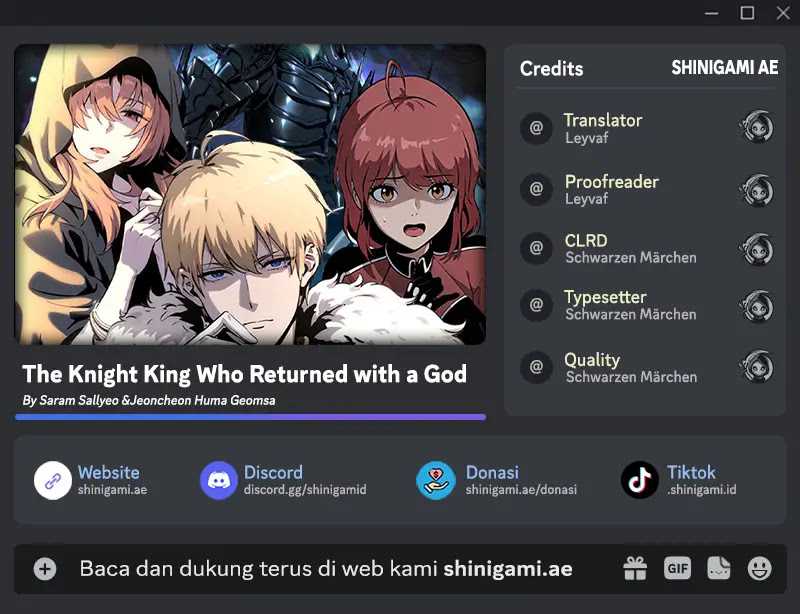 Read The Knight King Who Returned with a God ID Manga Online
