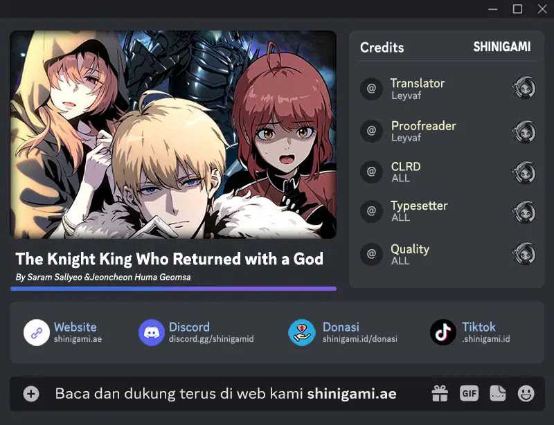 Read The Knight King Who Returned with a God ID Manga Online