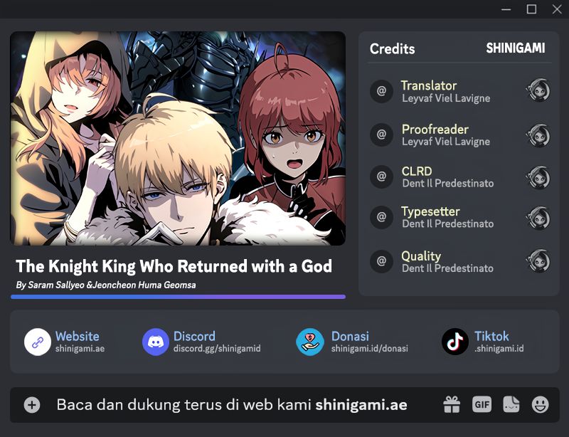 Read The Knight King Who Returned with a God ID Manga Online