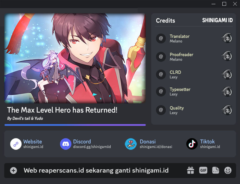 Read The Max Level Hero Has Returned ID Manga Online