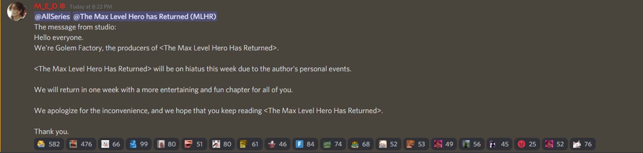 Read The Max Level Hero Has Returned ID Manga Online