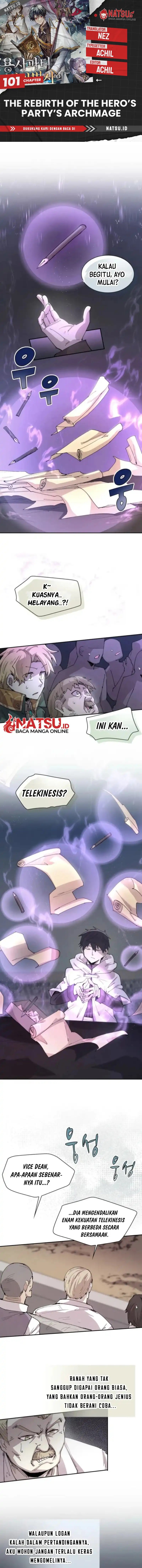 Read The Rebirth of the Hero’s Party’s Archmage Bahasa Indonesia ID Manga Online
