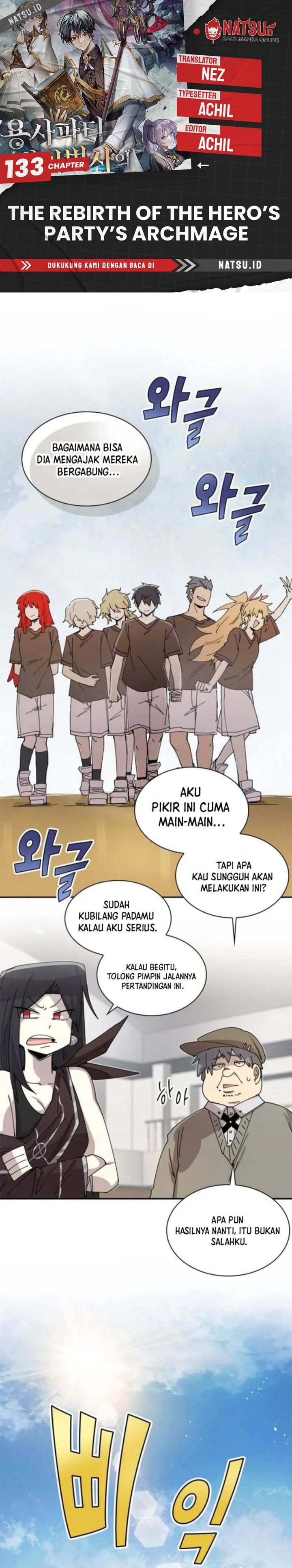 Read The Rebirth of the Hero’s Party’s Archmage Bahasa Indonesia ID Manga Online