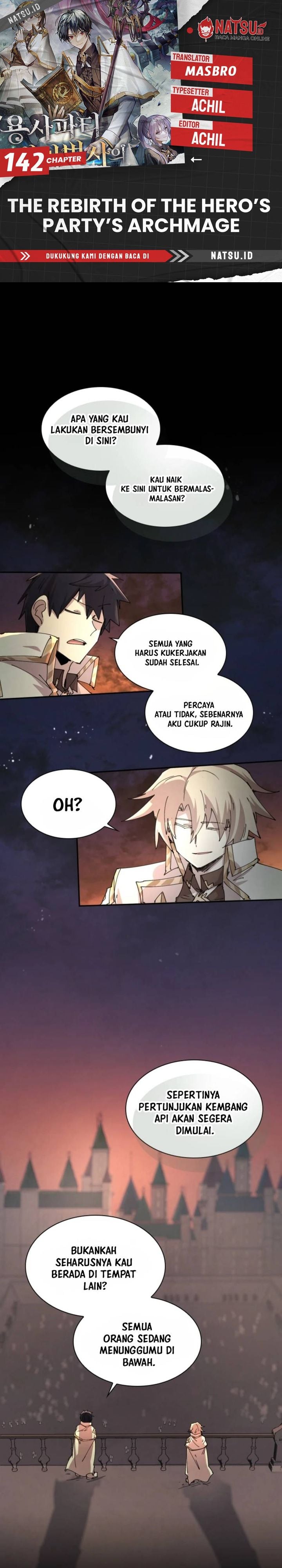 Read The Rebirth of the Hero’s Party’s Archmage Bahasa Indonesia ID Manga Online