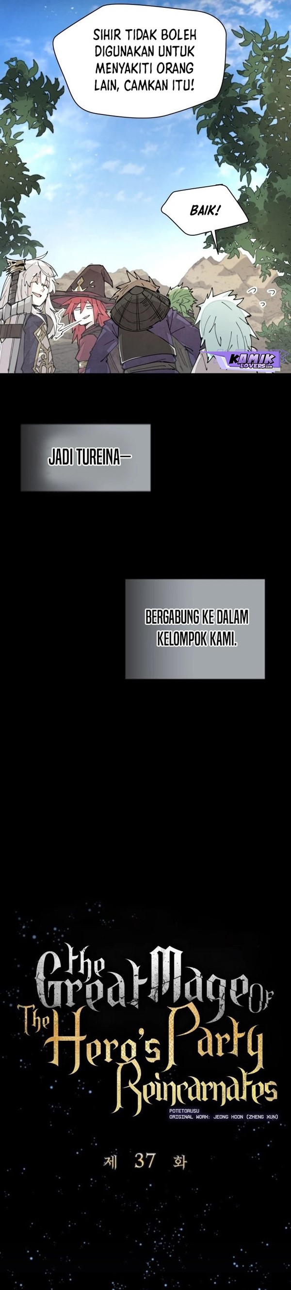 Read The Rebirth of the Hero’s Party’s Archmage Bahasa Indonesia ID Manga Online