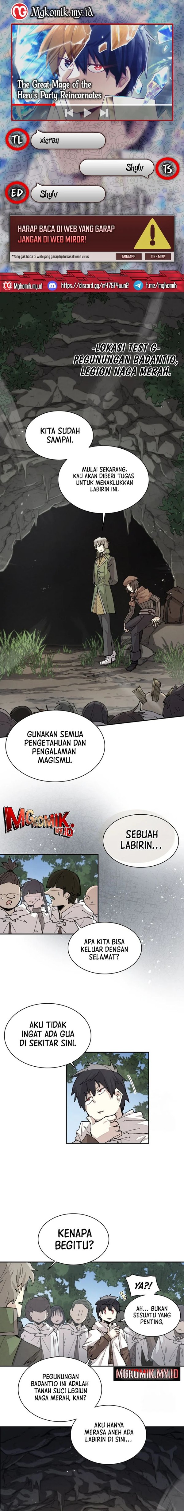 Read The Rebirth of the Hero’s Party’s Archmage Bahasa Indonesia ID Manga Online