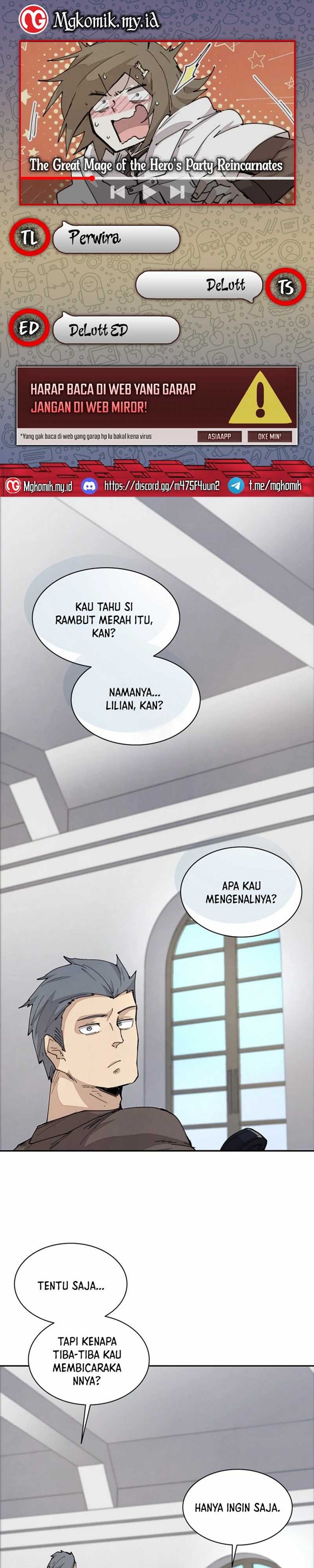 Read The Rebirth of the Hero’s Party’s Archmage Bahasa Indonesia ID Manga Online