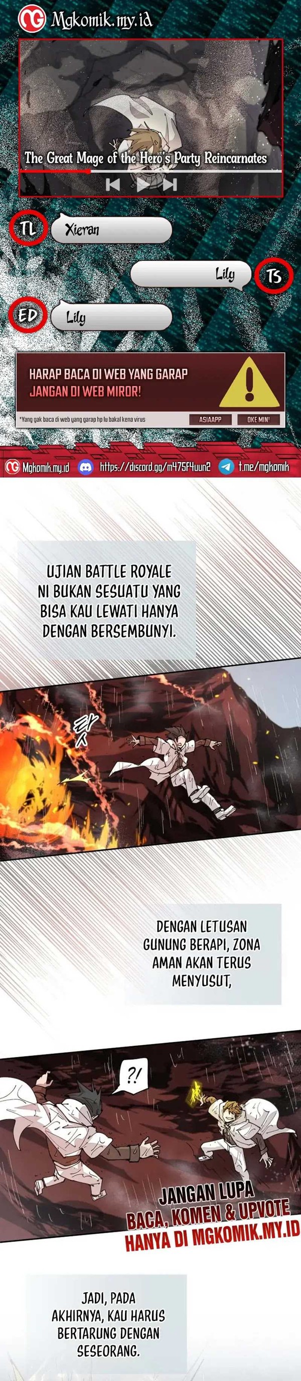 Read The Rebirth of the Hero’s Party’s Archmage Bahasa Indonesia ID Manga Online