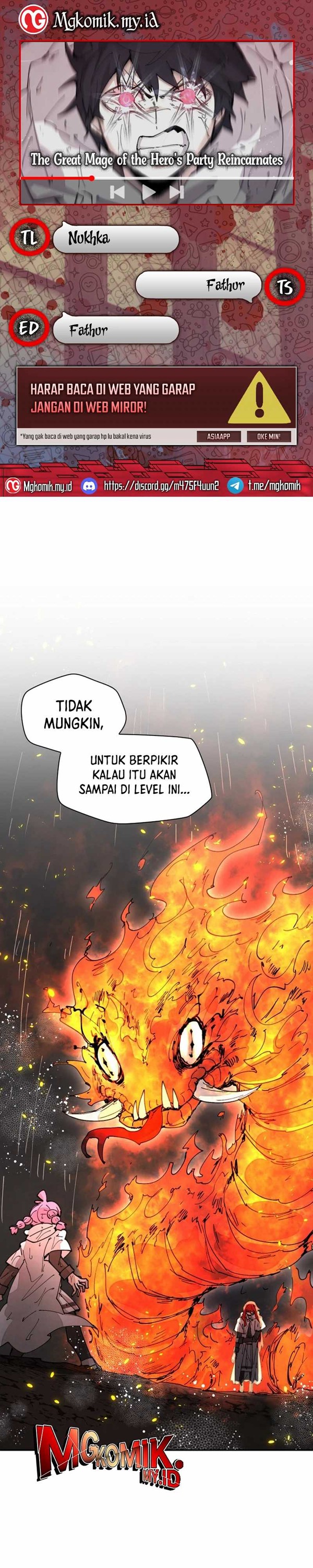 Read The Rebirth of the Hero’s Party’s Archmage Bahasa Indonesia ID Manga Online