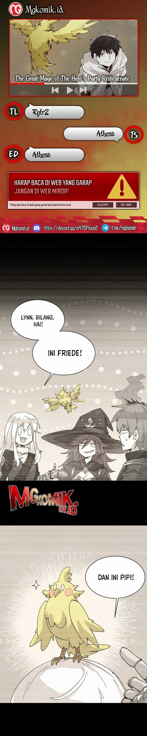 Read The Rebirth of the Hero’s Party’s Archmage Bahasa Indonesia ID Manga Online