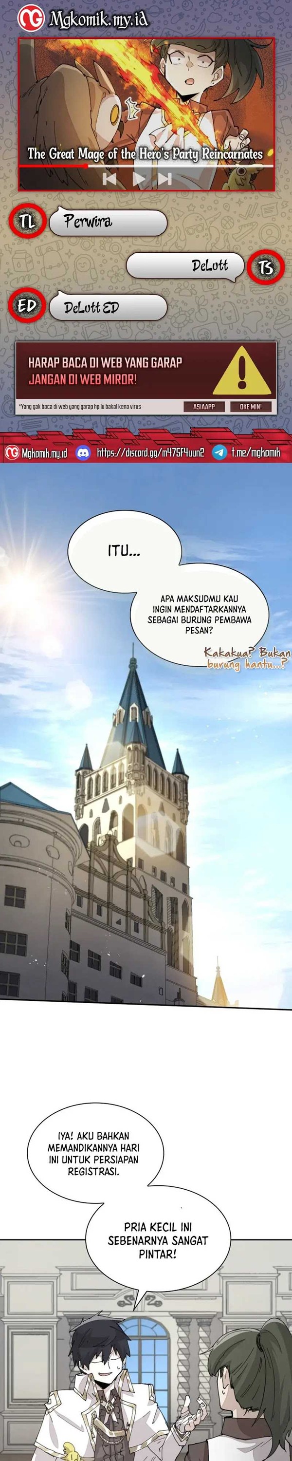 Read The Rebirth of the Hero’s Party’s Archmage Bahasa Indonesia ID Manga Online