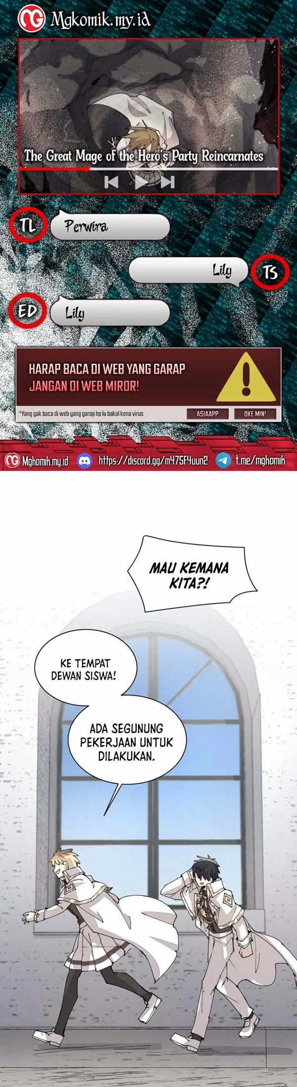 Read The Rebirth of the Hero’s Party’s Archmage Bahasa Indonesia ID Manga Online