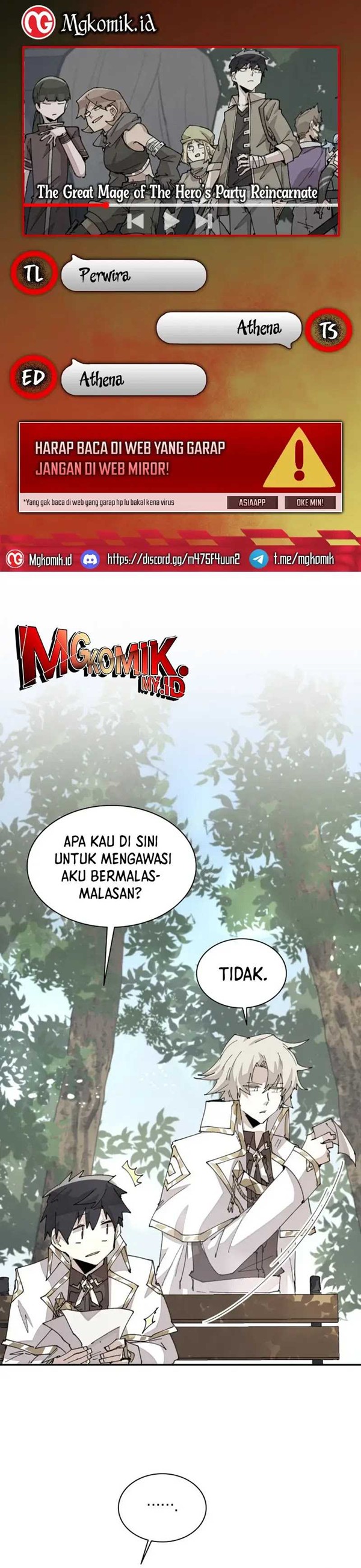 Read The Rebirth of the Hero’s Party’s Archmage Bahasa Indonesia ID Manga Online