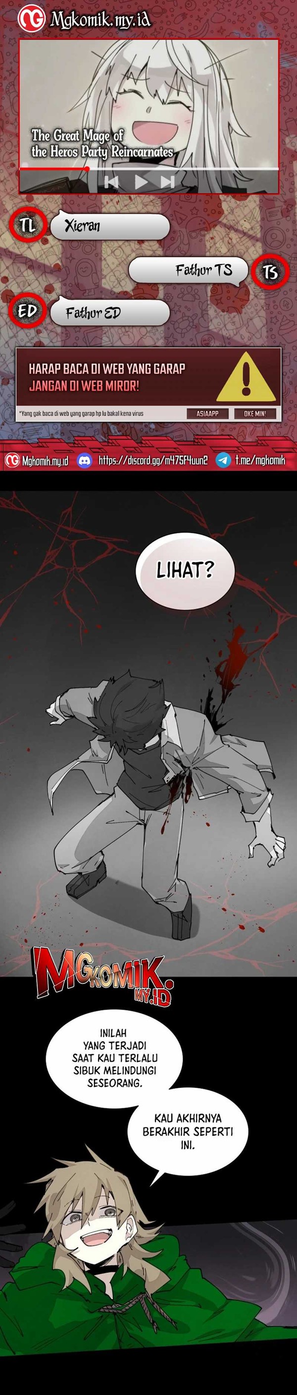 Read The Rebirth of the Hero’s Party’s Archmage Bahasa Indonesia ID Manga Online