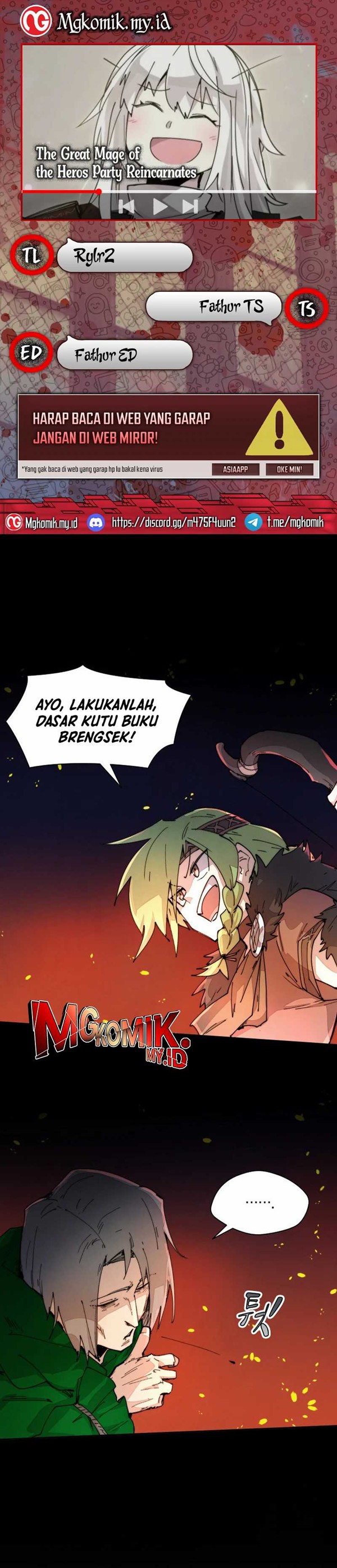 Read The Rebirth of the Hero’s Party’s Archmage Bahasa Indonesia ID Manga Online