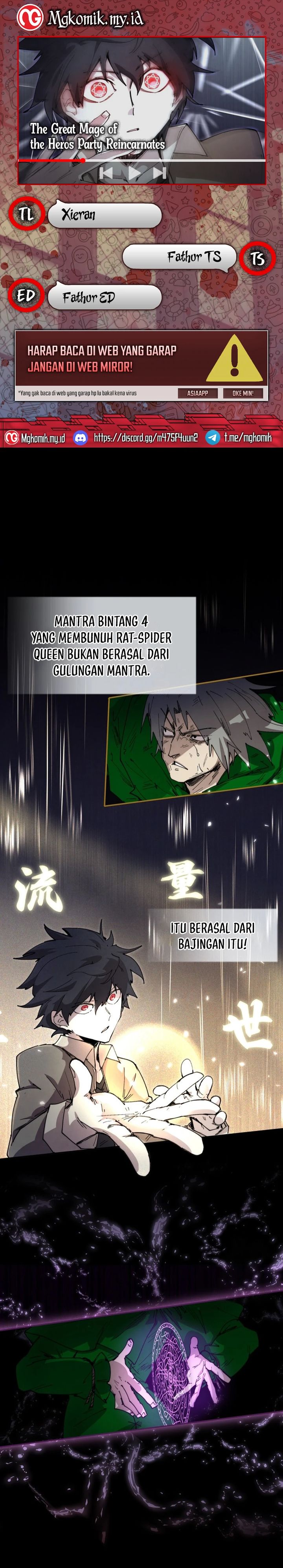 Read The Rebirth of the Hero’s Party’s Archmage Bahasa Indonesia ID Manga Online