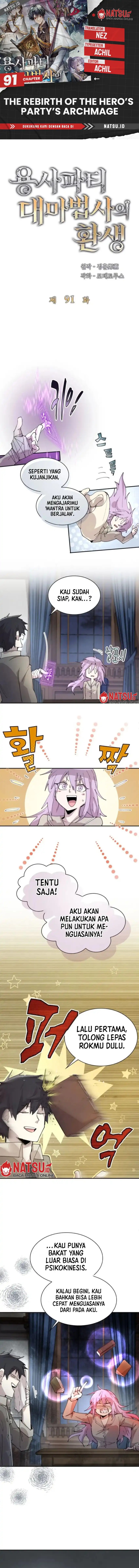 Read The Rebirth of the Hero’s Party’s Archmage Bahasa Indonesia ID Manga Online