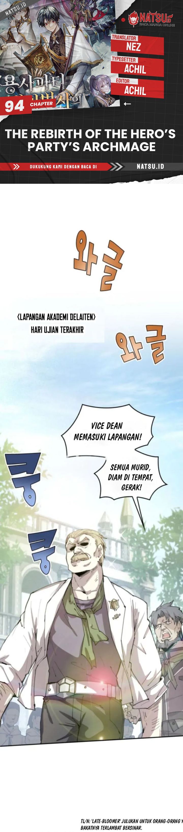 Read The Rebirth of the Hero’s Party’s Archmage Bahasa Indonesia ID Manga Online