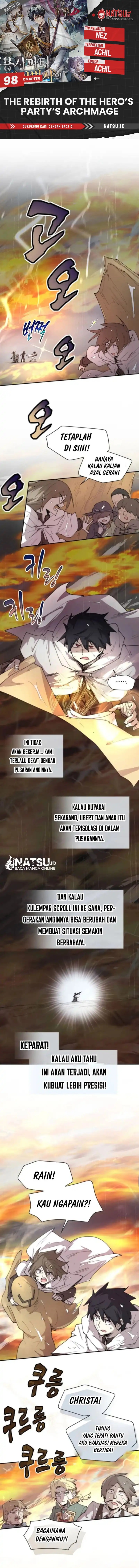 Read The Rebirth of the Hero’s Party’s Archmage Bahasa Indonesia ID Manga Online
