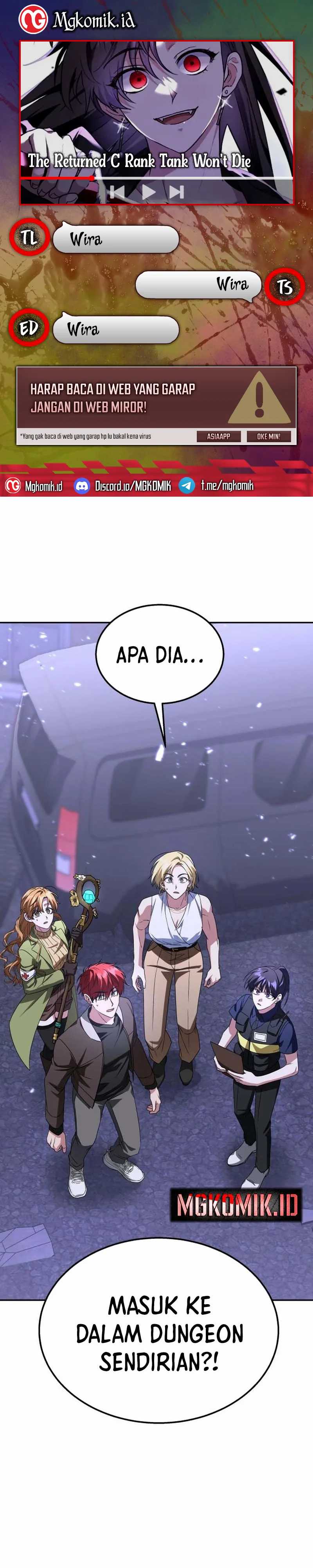 Read The Returned C Rank Tank Won’t Die ID Manga Online
