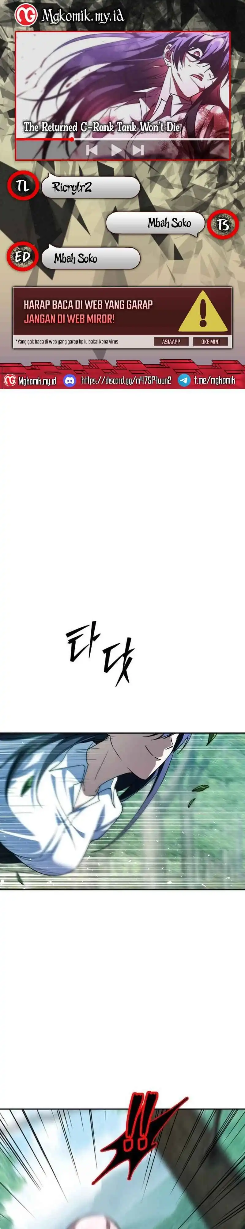 Read The Returned C Rank Tank Won’t Die ID Manga Online