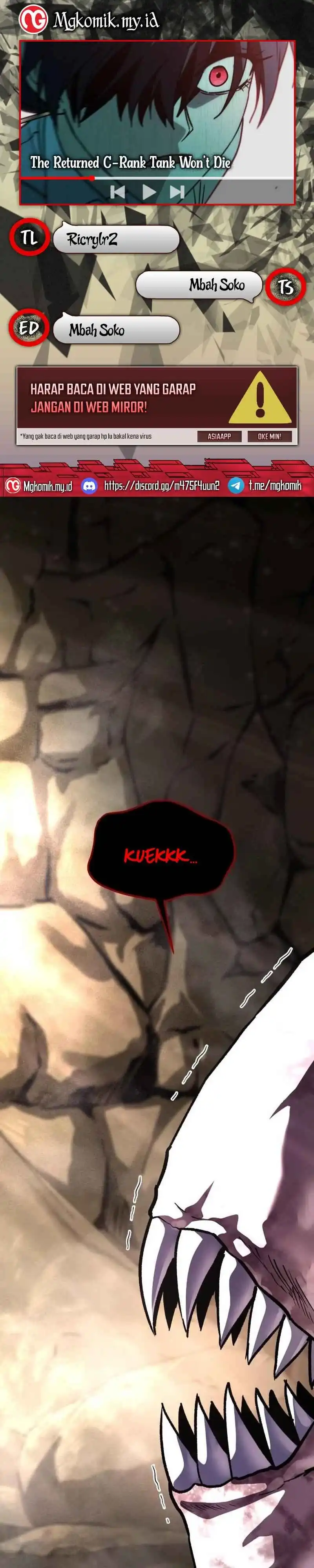 Read The Returned C Rank Tank Won’t Die ID Manga Online